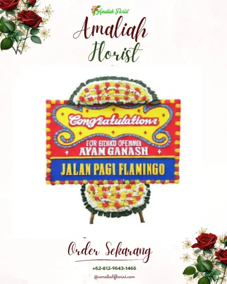 Sewa Papan Bunga Madulegi
